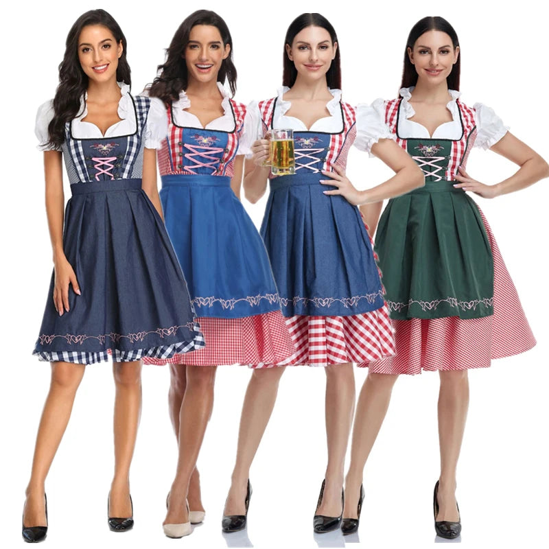 Traditional bavarian oktoberfest costumes