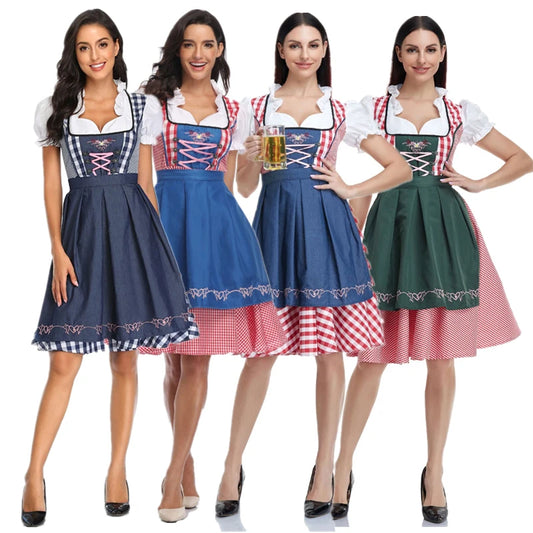Traditional bavarian oktoberfest costumes