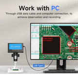 Digital Microscope with 4.3 inch