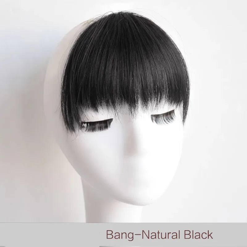 Synthetic Fake Bangs In Hair Extensions