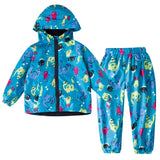 Unicorn Raincoat Jacket + Pants Set for Kids