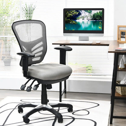 Reclining mesh office chair