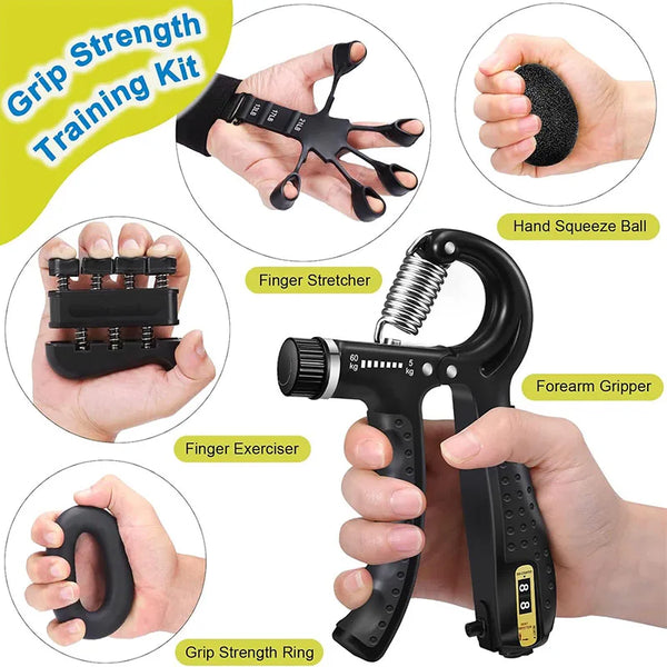 Finger Grip Strength Trainer Kit