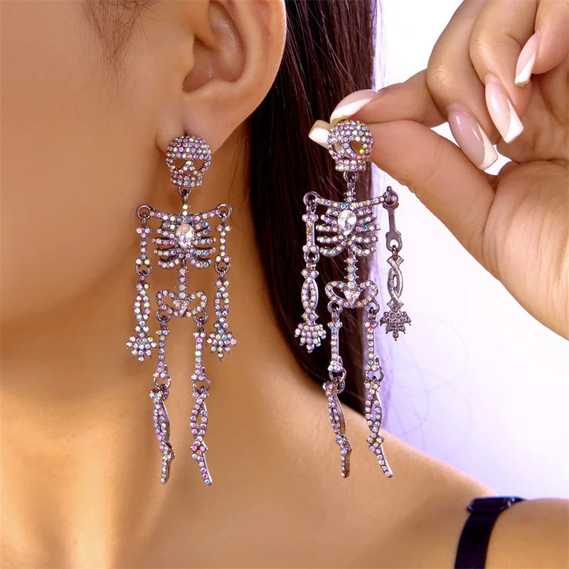 Halloween Retro Long Earrings