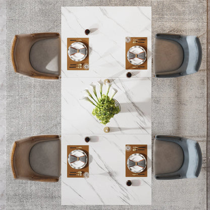 63-inch rectangular dining table