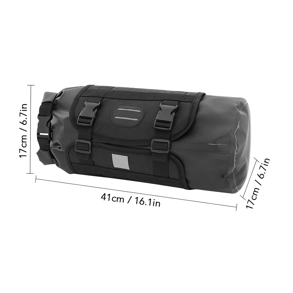Large capacity cycling front storage bag