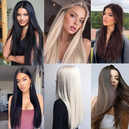 Synthetic Straight Hair Bundles