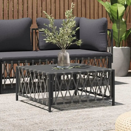 Stylish anthracite garden table