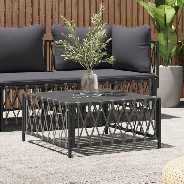 Stylish Anthracite Garden Table