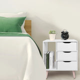 Night Stand Cabinet with Drawers