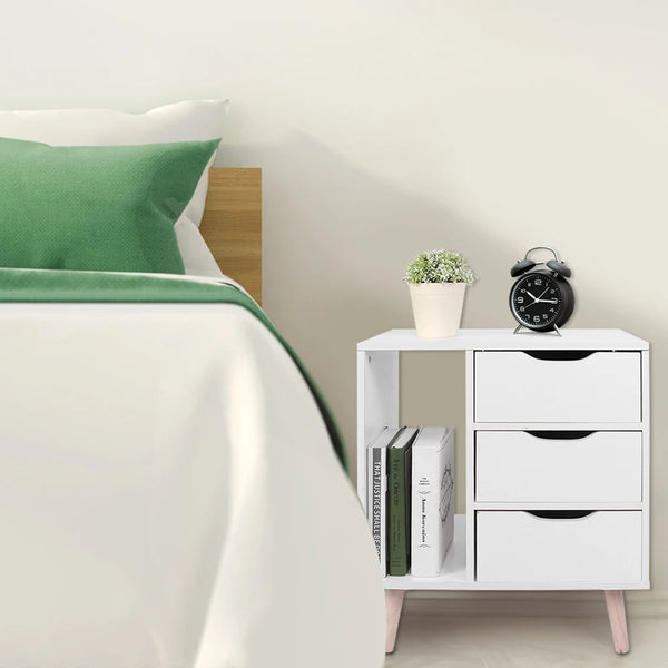 Night Stand Cabinet with Drawers