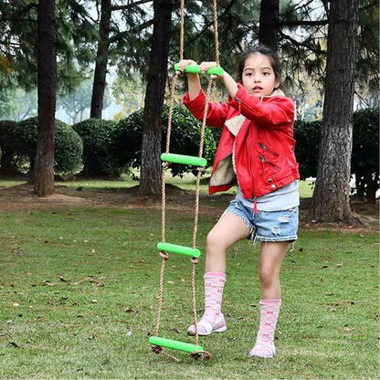 Climbing rope ladder children's playground