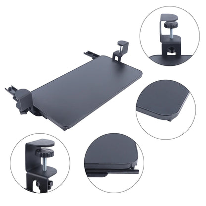 Computer keyboard mount slider tray