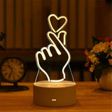 3D Acrylic USB LED Night Lights