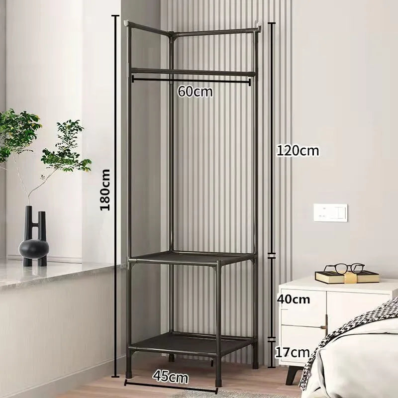 Three Layers Bedroom's Corner Rack