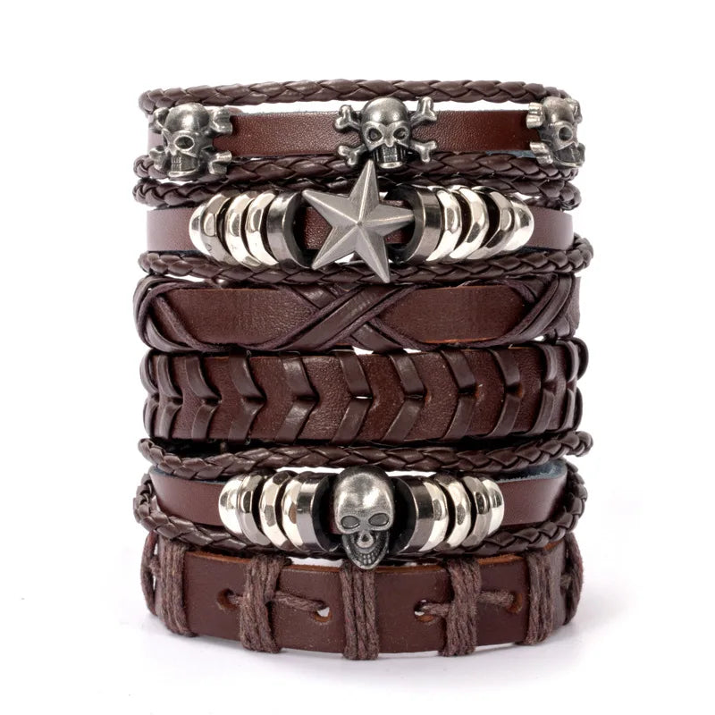 Fashion Multi-layer Beaded Leather Bracelet