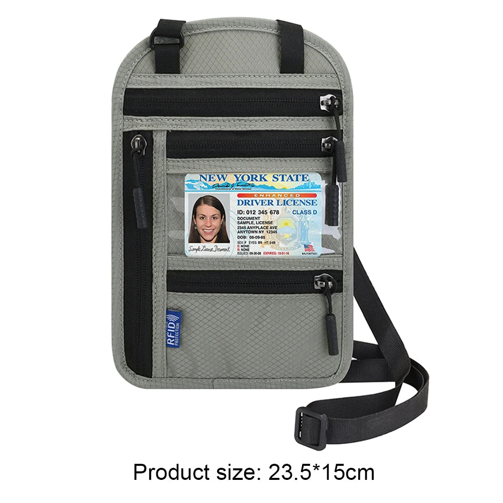 Passport cover rfid credit card holder wallet