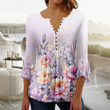 Temperament Long Sleeves Loose Elegant Shirt