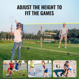 Adjustable 20ft Badminton & Volleyball  Set