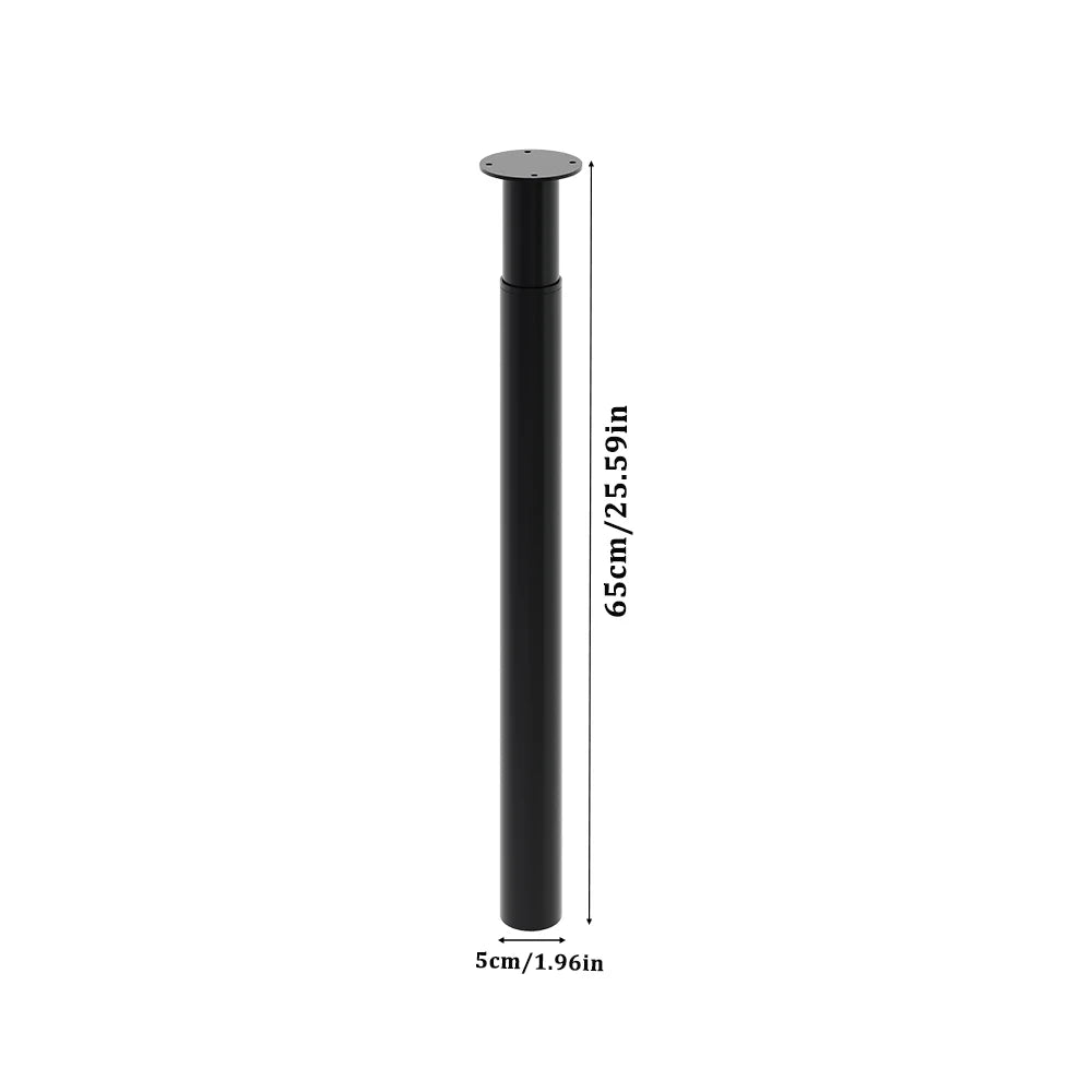 Anti-slip height metal table legs