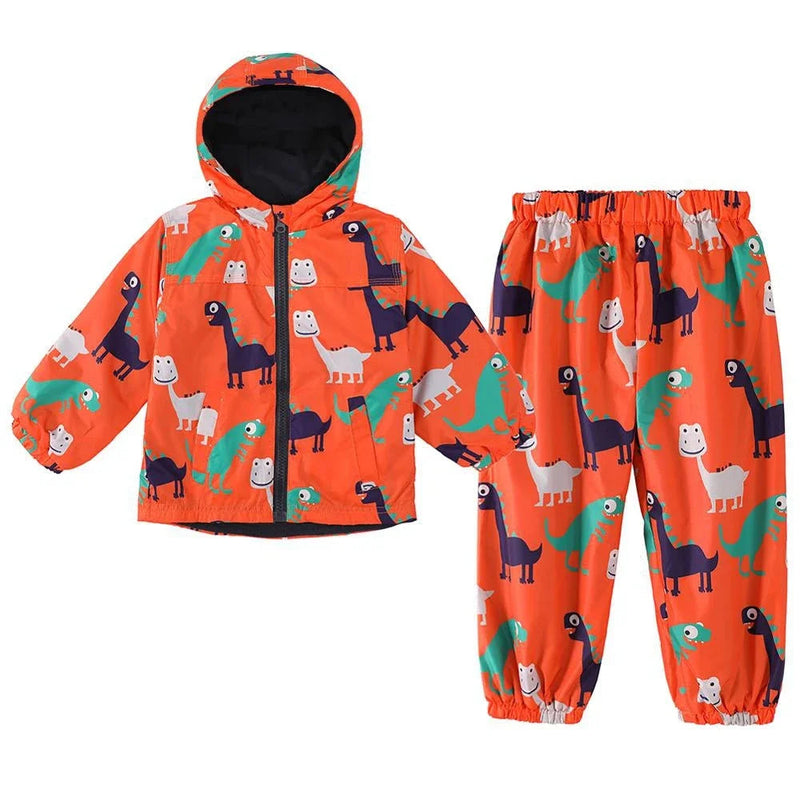 Unicorn Raincoat Jacket + Pants Set for Kids