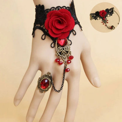 Halloween Vampire Rose Bracelets