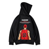 Loose and Fashionable Print Long Sleeve Hoodie