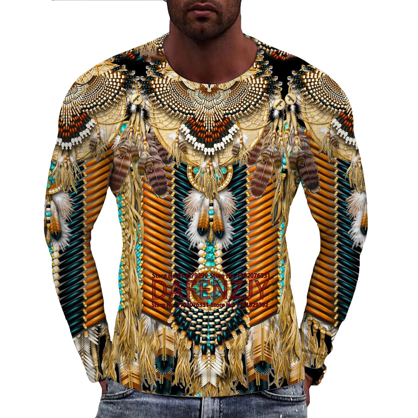 American indians culture 3d t shirt