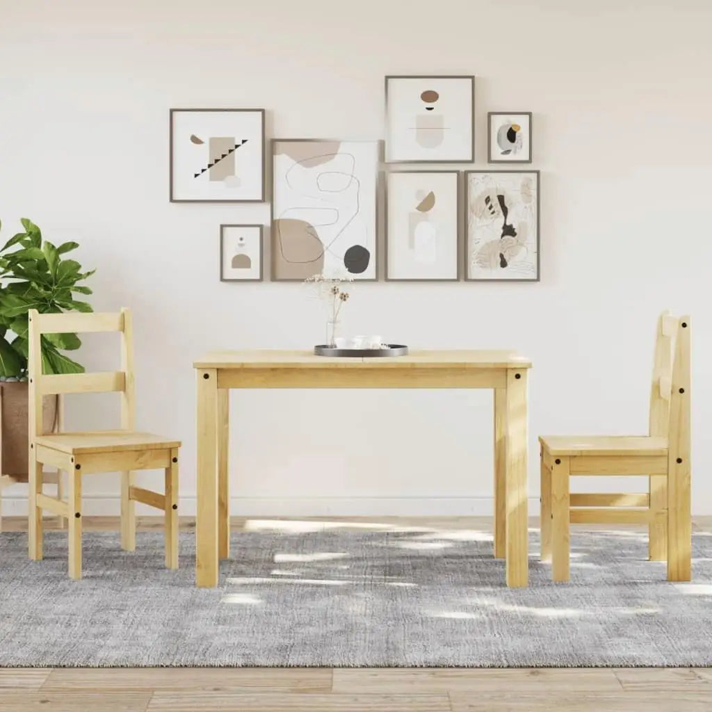 Set of 2 panama dining chairs