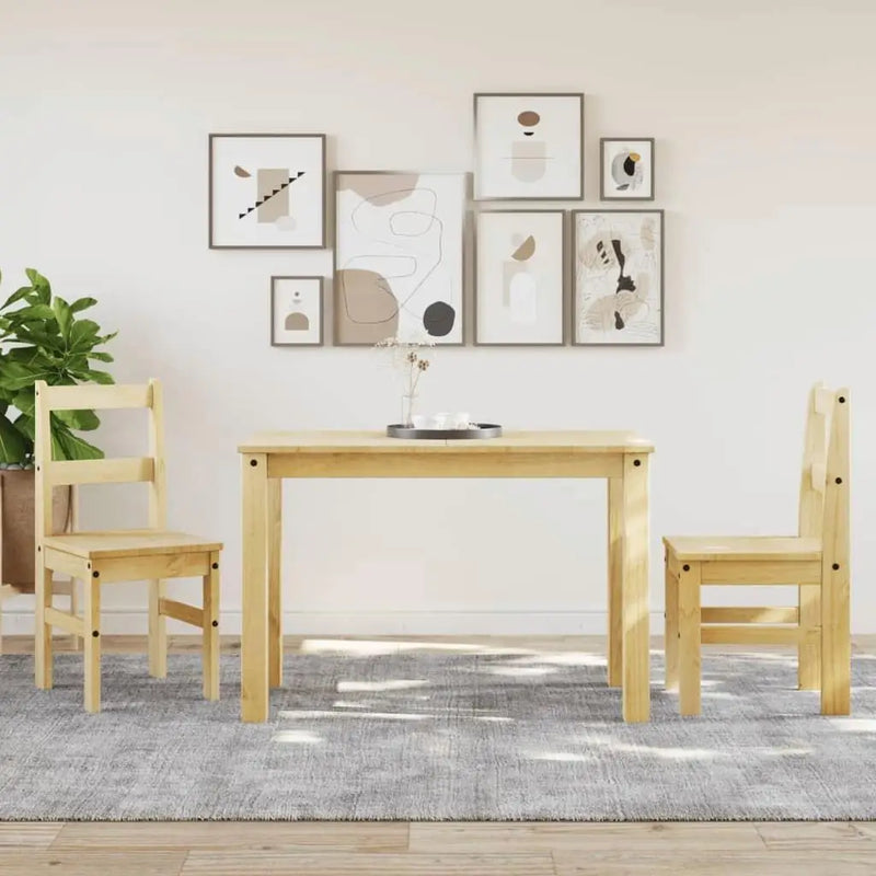 Set of 2 panama dining chairs