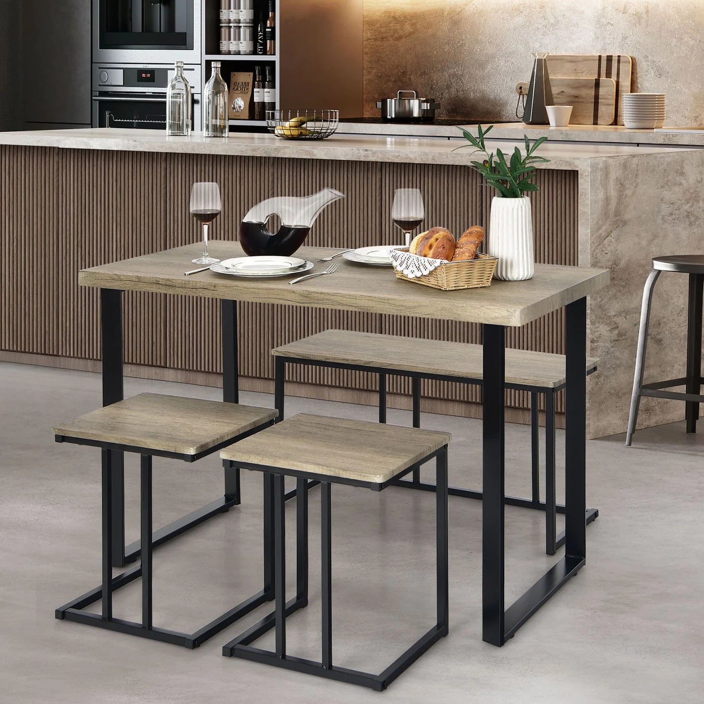 Stylish dining table & chair set