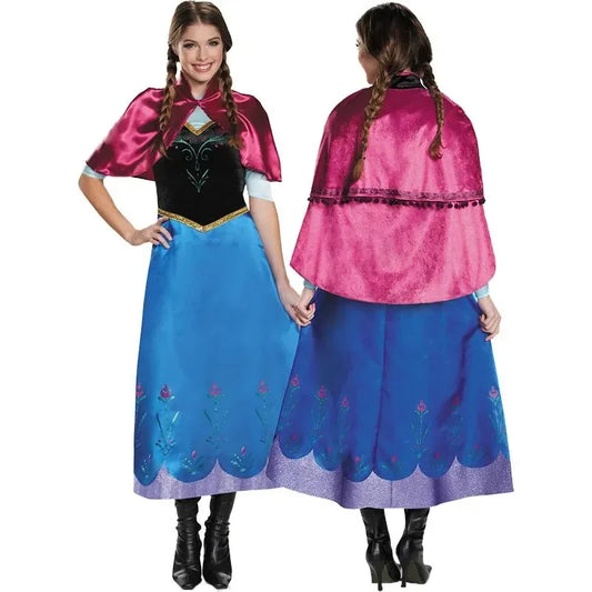 Frozen anna princess cosplay costumes