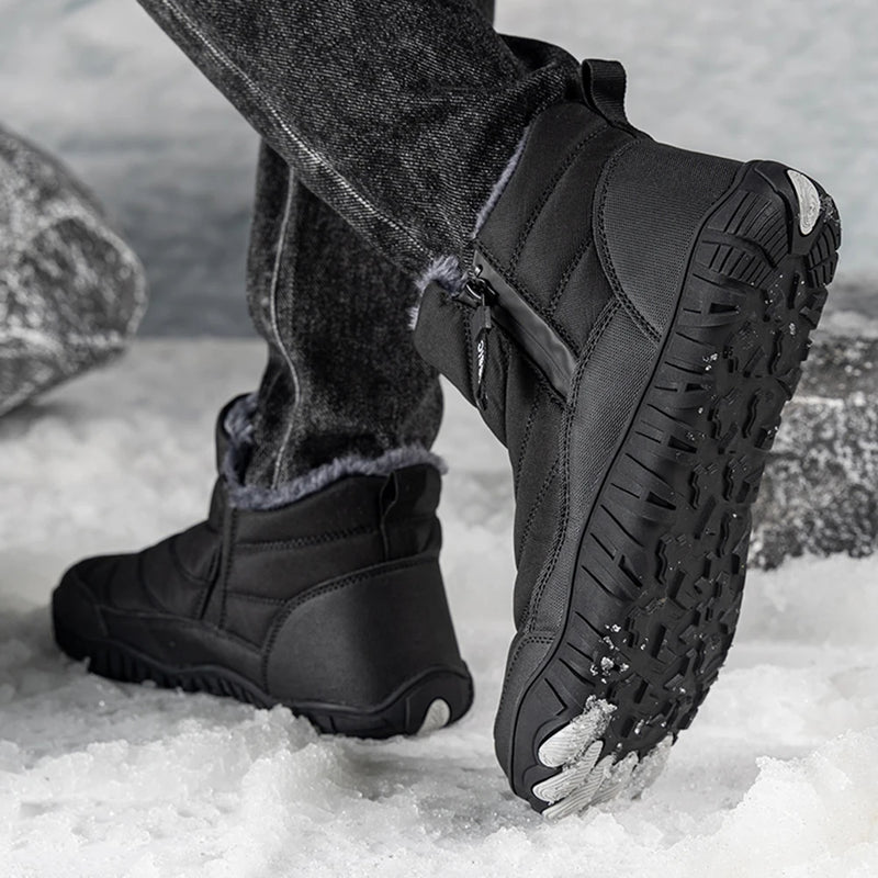 Zip Closure Casual Ankle Boots For Men