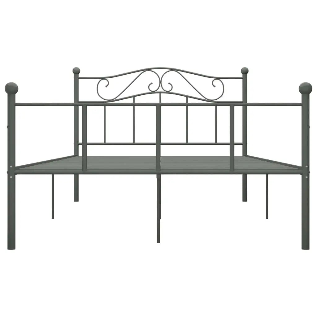 Sturdy design metal bed frame