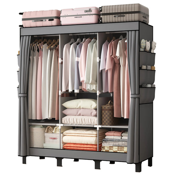 Canvas Folding Wardrobe