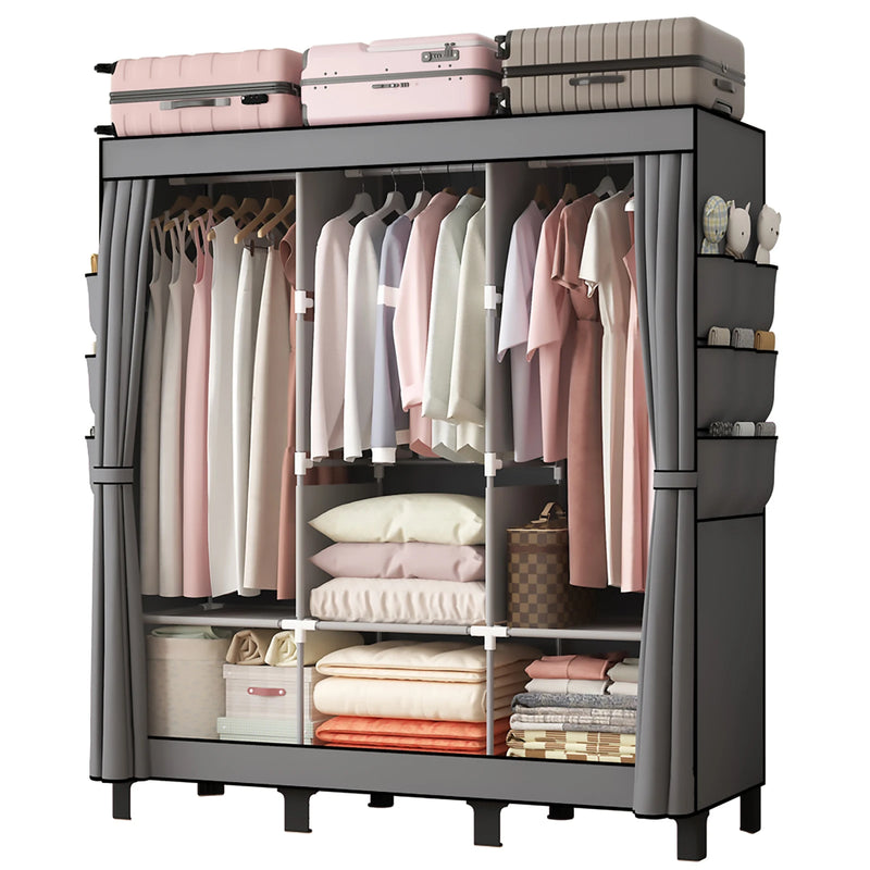 Canvas Folding Wardrobe
