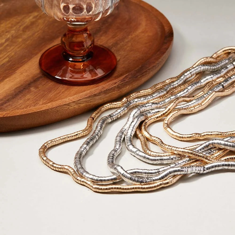 Bohemian Vintage Beaded Multi Layer Necklace