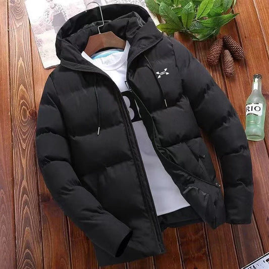 Men's parkas thicken warm jacket