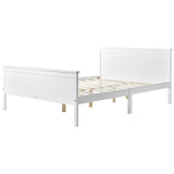 Wooden Bed Frame with Headboard and Footboard
