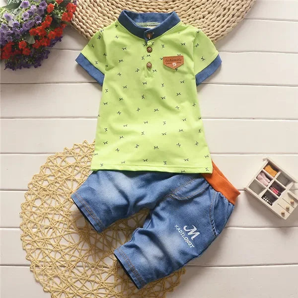 T-shirt + Shorts 2pcs Baby Toddler Outfit