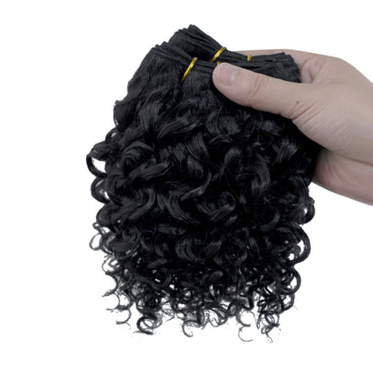 Synthetic hair weaving honey blonde hair extensions