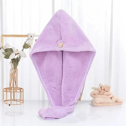 Absorbent quick dry wipe hair towel