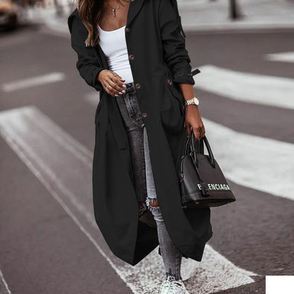 Fashion long coat for ladies