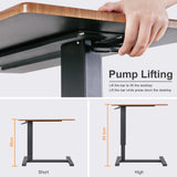 Heavy-Duty Rolling Cart Bedside Table
