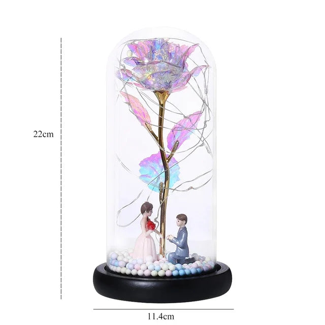 Led rose artificial flowers