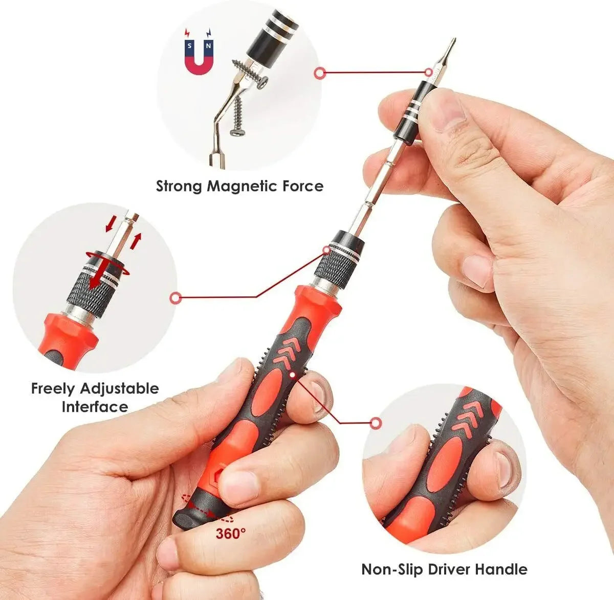 122 in 1 magnetic precision screwdriver set