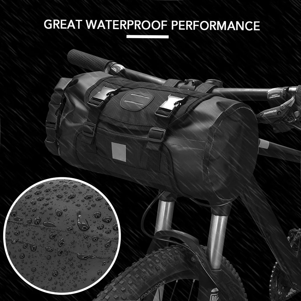 Large capacity cycling front storage bag