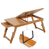 Adjustable Bamboo Laptop Stand
