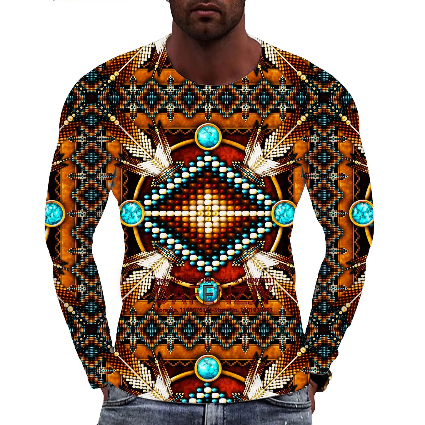 American indians culture 3d t shirt