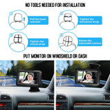 1080P Baby Car Monitor Mirror